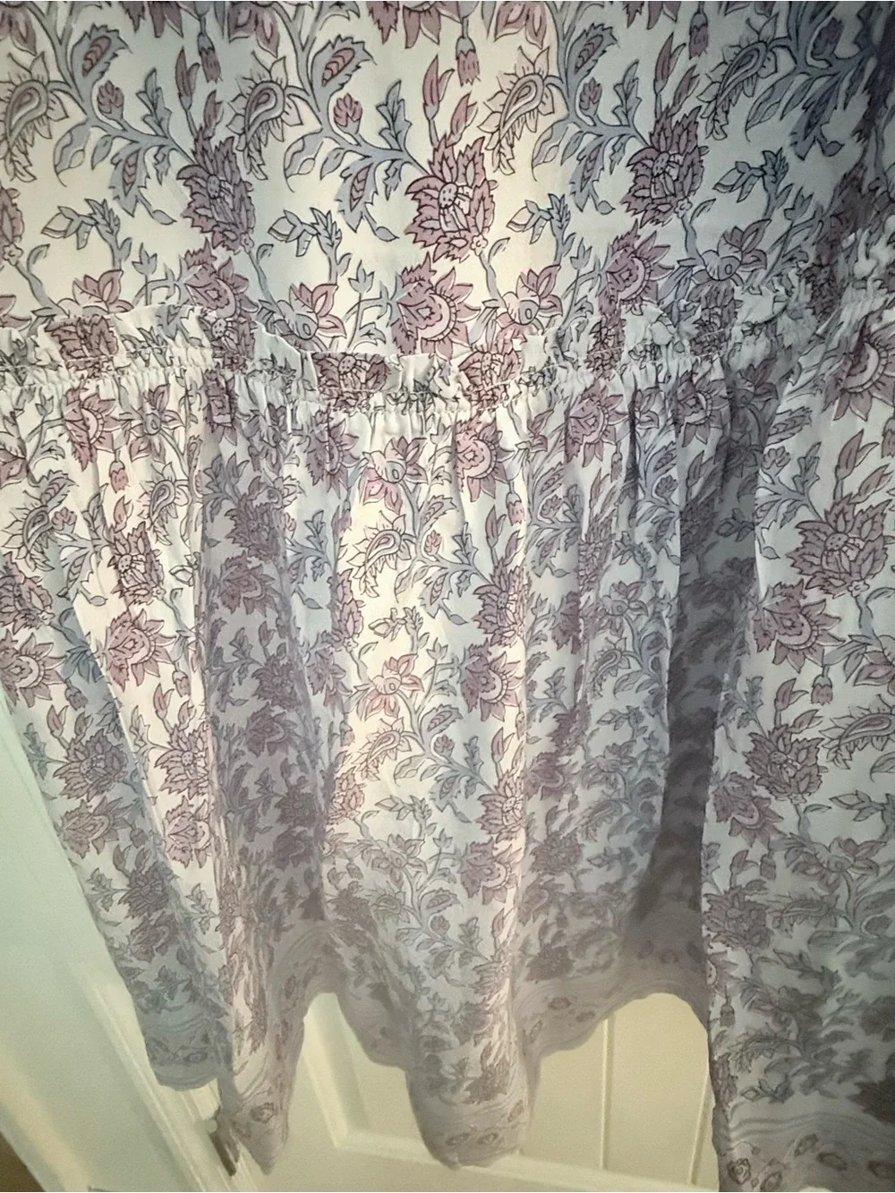 J. Crew Lavender Floral Maxi Dress, beautiful color!